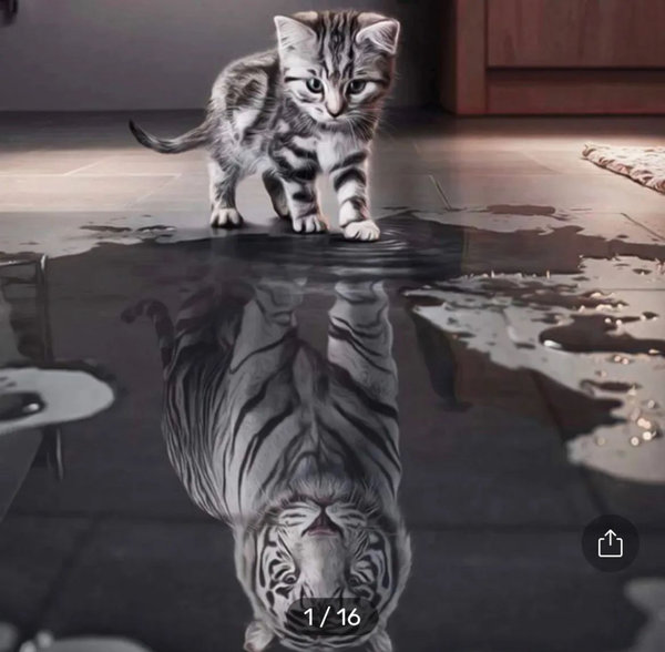 Katt tiger